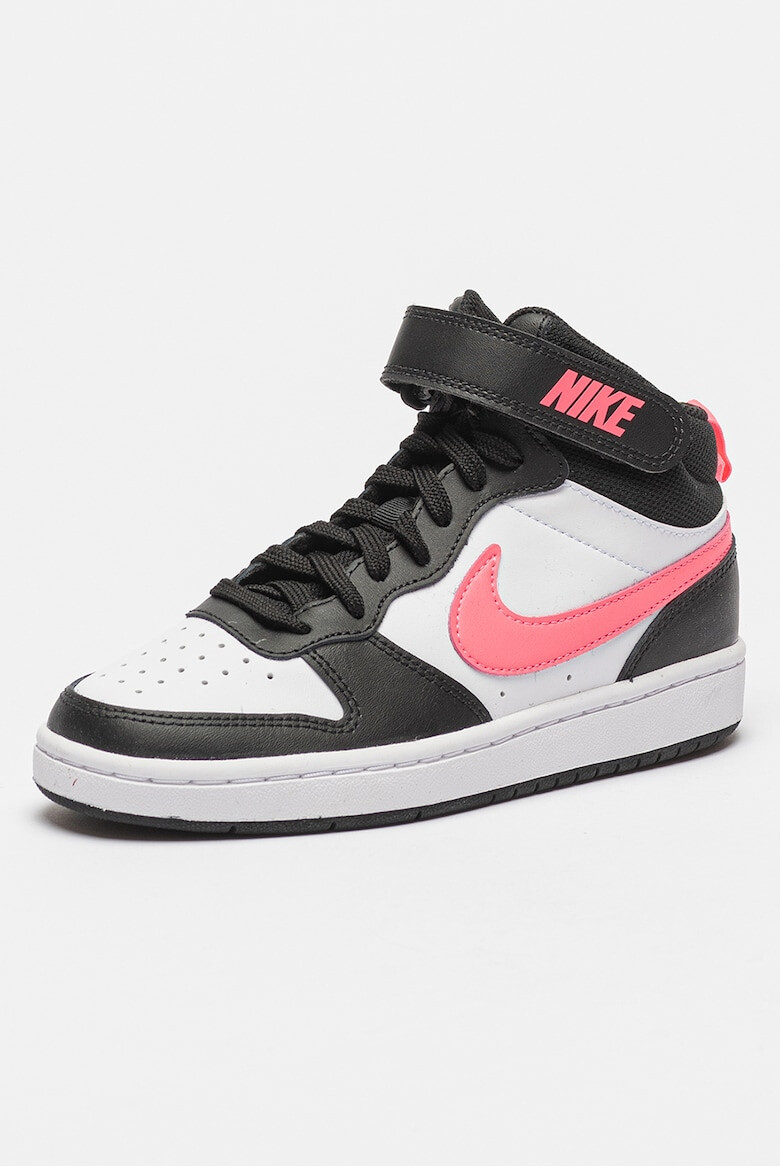 Nike Pantofi sport mid-high cu insertii de piele Court Borough - Pled.ro