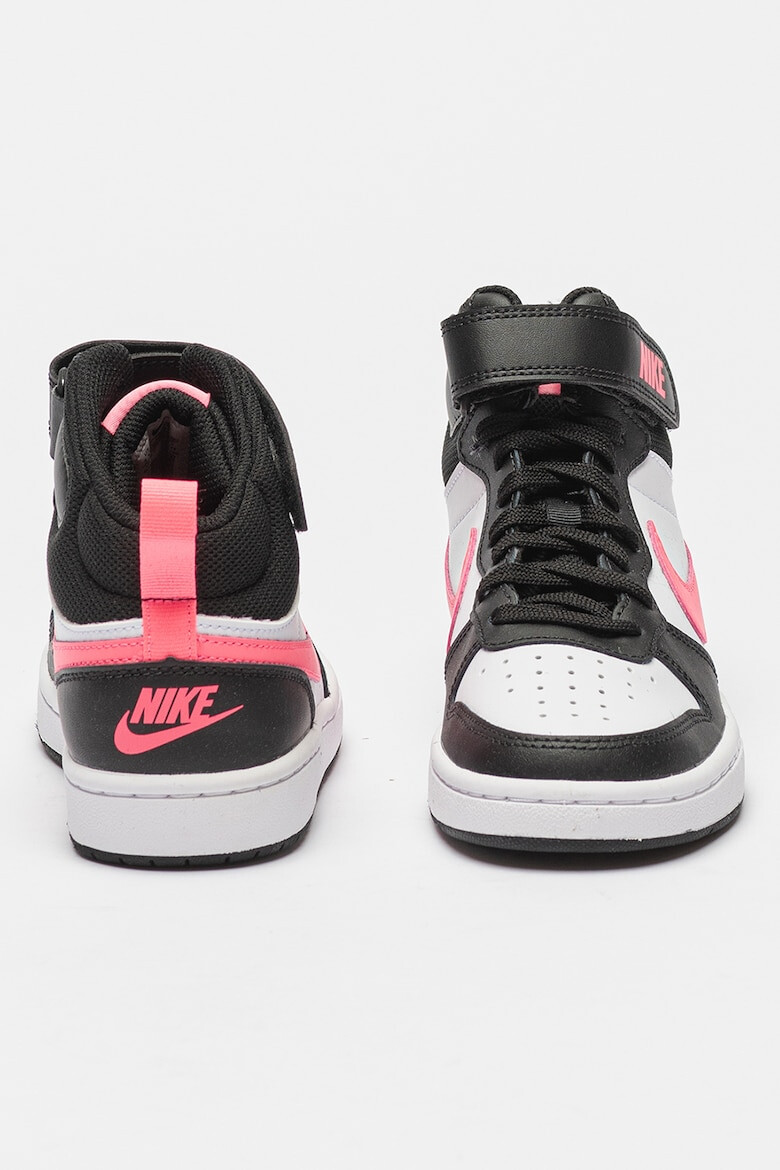 Nike Pantofi sport mid-high cu insertii de piele Court Borough - Pled.ro