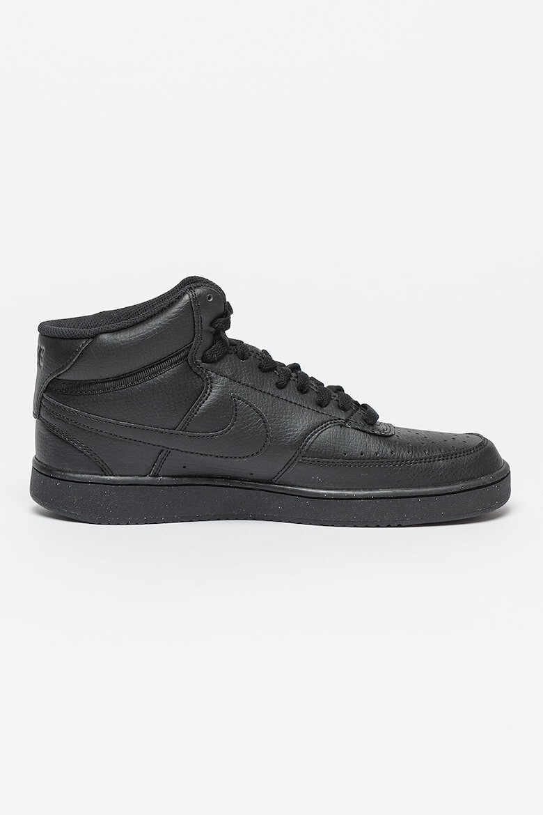 Nike Pantofi sport mid-high cu insertii de piele Court Vision - Pled.ro