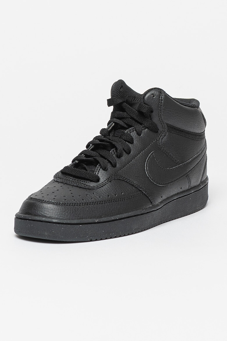 Nike Pantofi sport mid-high cu insertii de piele Court Vision - Pled.ro