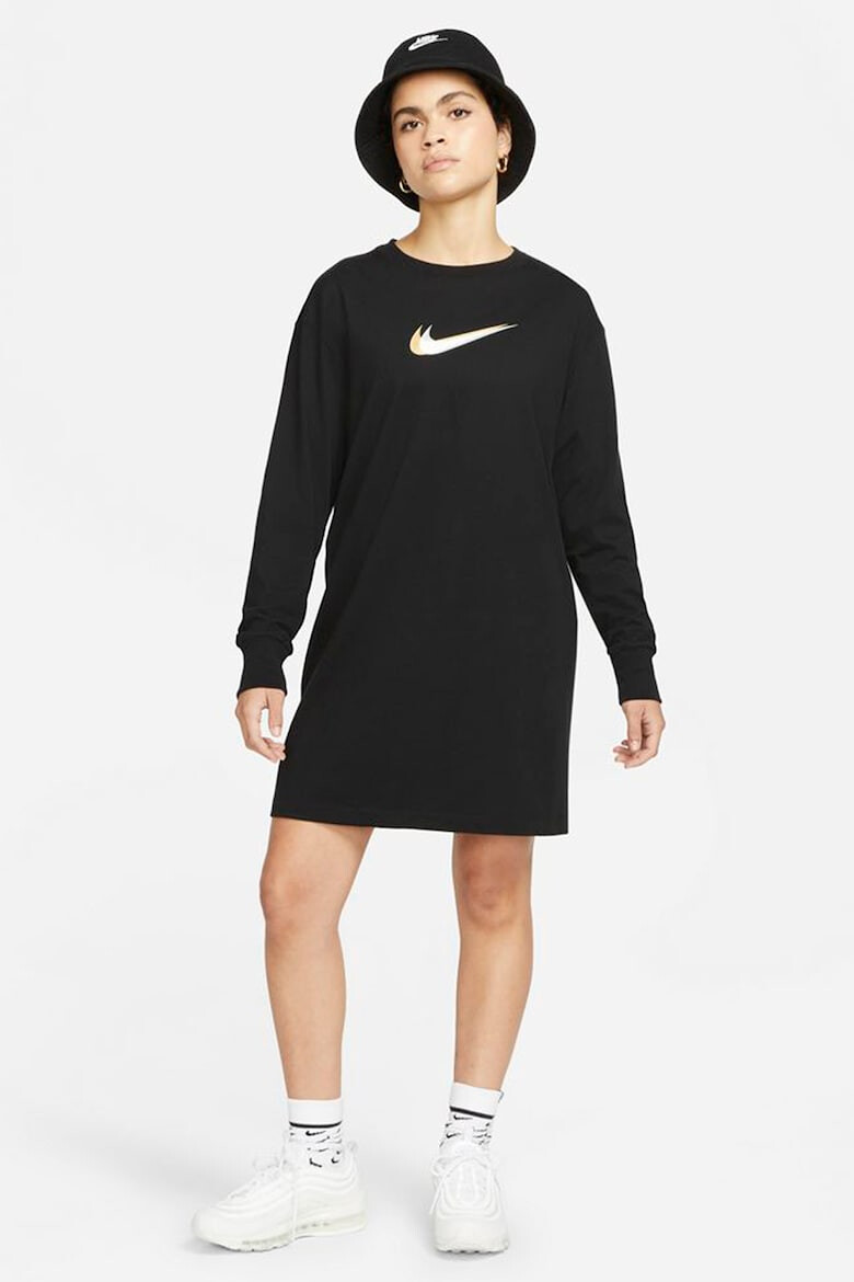 Nike Rochie sport cu maneci cazute si imprimeu logo Sportswear - Pled.ro