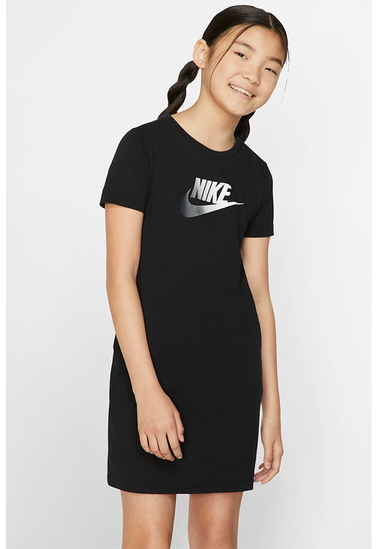 Nike Rochie tip tricou cu imprimeu logo - Pled.ro