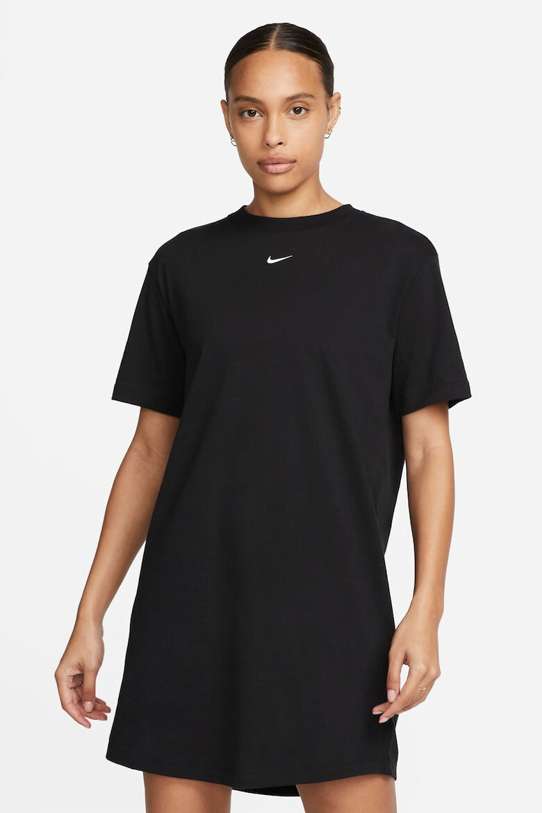 Nike Rochie-tricou cu decolteu la baza gatului Sportswear Essentials - Pled.ro