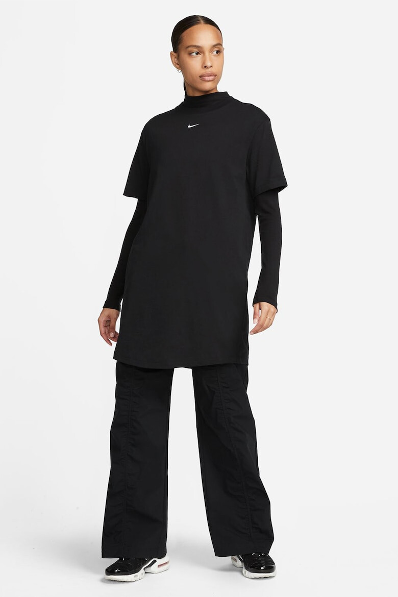 Nike Rochie-tricou cu decolteu la baza gatului Sportswear Essentials - Pled.ro