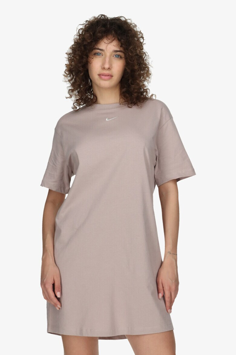 Nike Rochie-tricou cu decolteu la baza gatului Sportswear Essentials - Pled.ro