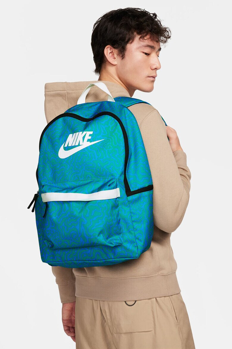 Nike Rucsac unisex cu buzunar frontal cu fermoar Heritage - Pled.ro