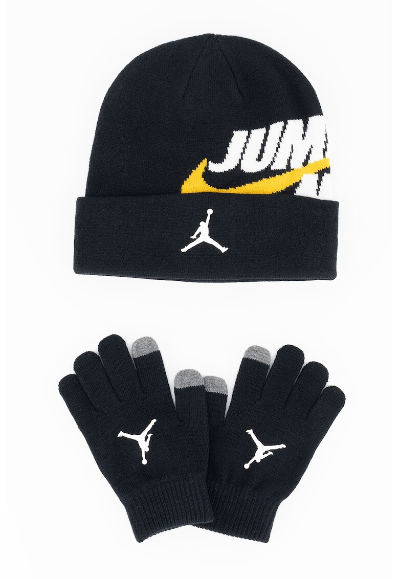 Nike Set de caciula tricotata fin si manusi Jan Jumpman - Pled.ro