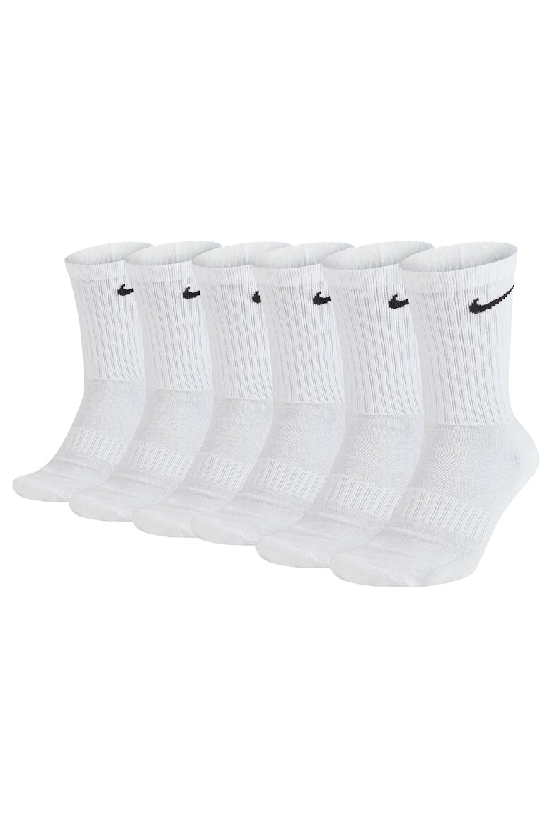 Nike Set de sosete lungi unisex cu model monograma - 6 perechi - Pled.ro