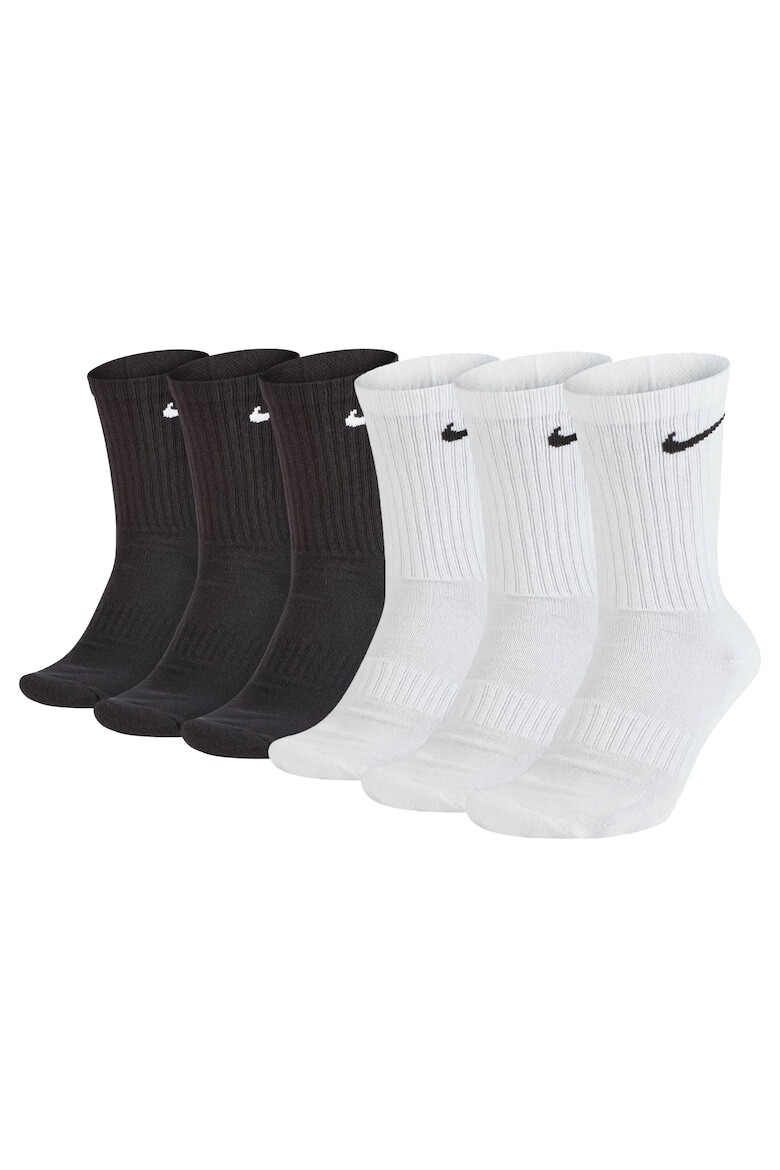 Nike Set de sosete lungi unisex cu model monograma - 6 perechi - Pled.ro