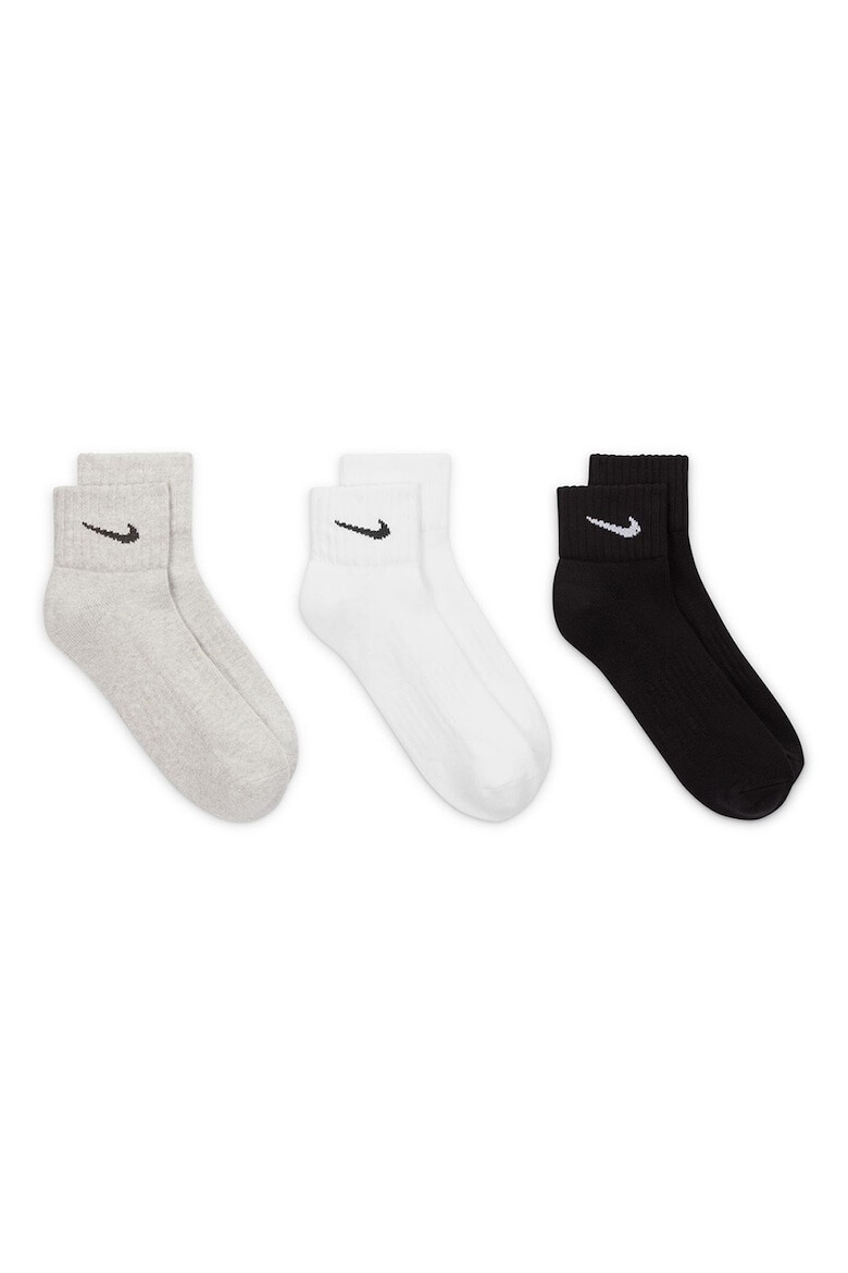 Nike Set de sosete unisex cu amortizare pentru fitness - 3 perechi - Pled.ro