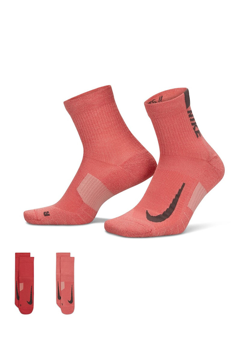 Nike Set de sosete unisex pentru alergare Multiplier - 2 perechi - Pled.ro