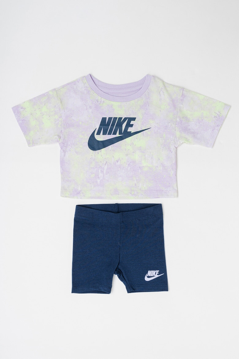 Nike Set de tricou si pantaloni scurti cu imprimeu logo Midnight - Pled.ro