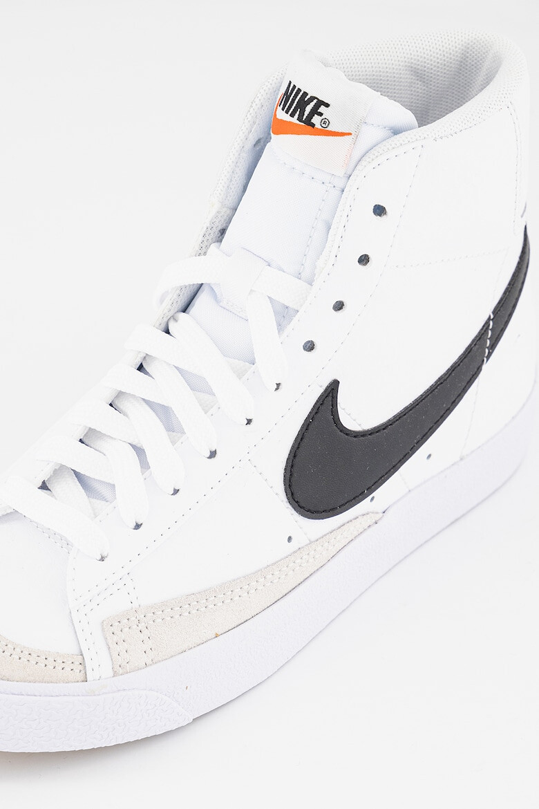 Nike Pantofi sport de piele si piele intoarsa Blazer Mid '77 - Pled.ro