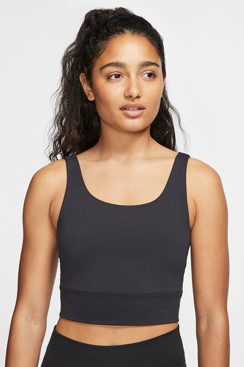 Nike Top crop cu decolteu amplu pentru yoga Luxe - Pled.ro