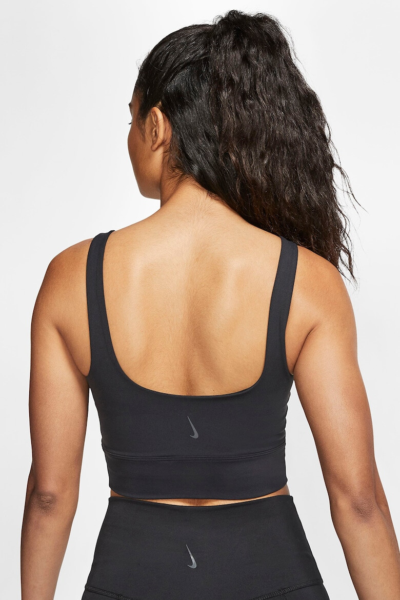 Nike Top crop cu decolteu amplu pentru yoga Luxe - Pled.ro