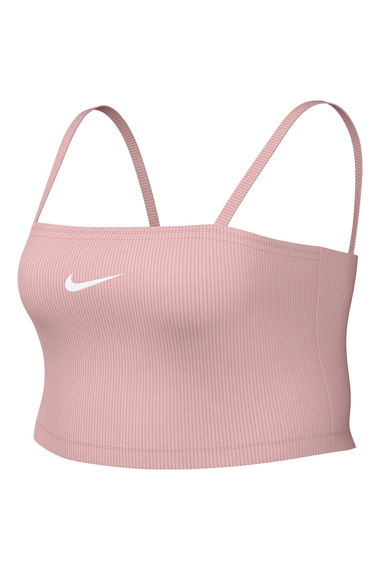 Nike Top crop cu decolteu patrat Essentials - Pled.ro