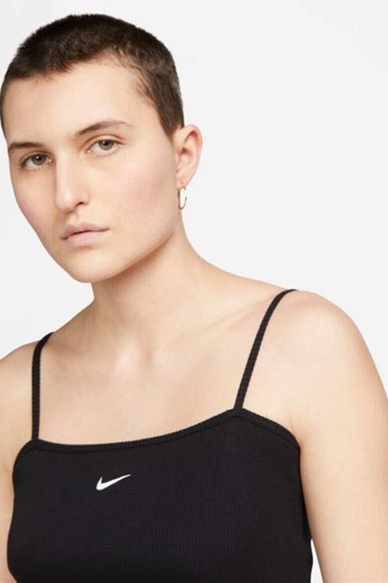 Nike Top crop cu decolteu patrat Essentials - Pled.ro