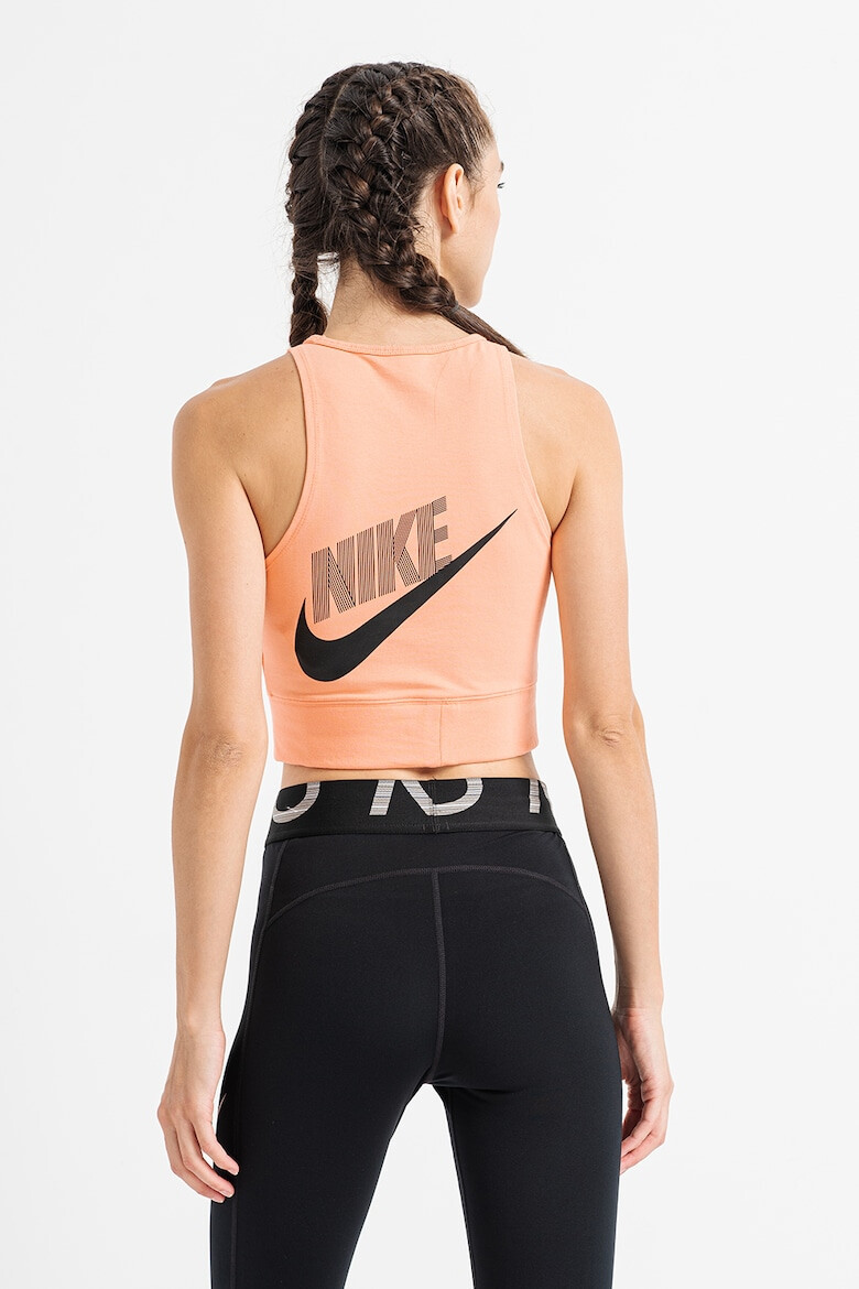 Nike Top crop cu garnituri semitransparente Sportswear - Pled.ro