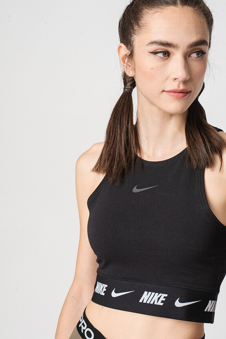 Nike Top crop cu logo Sportswear - Pled.ro