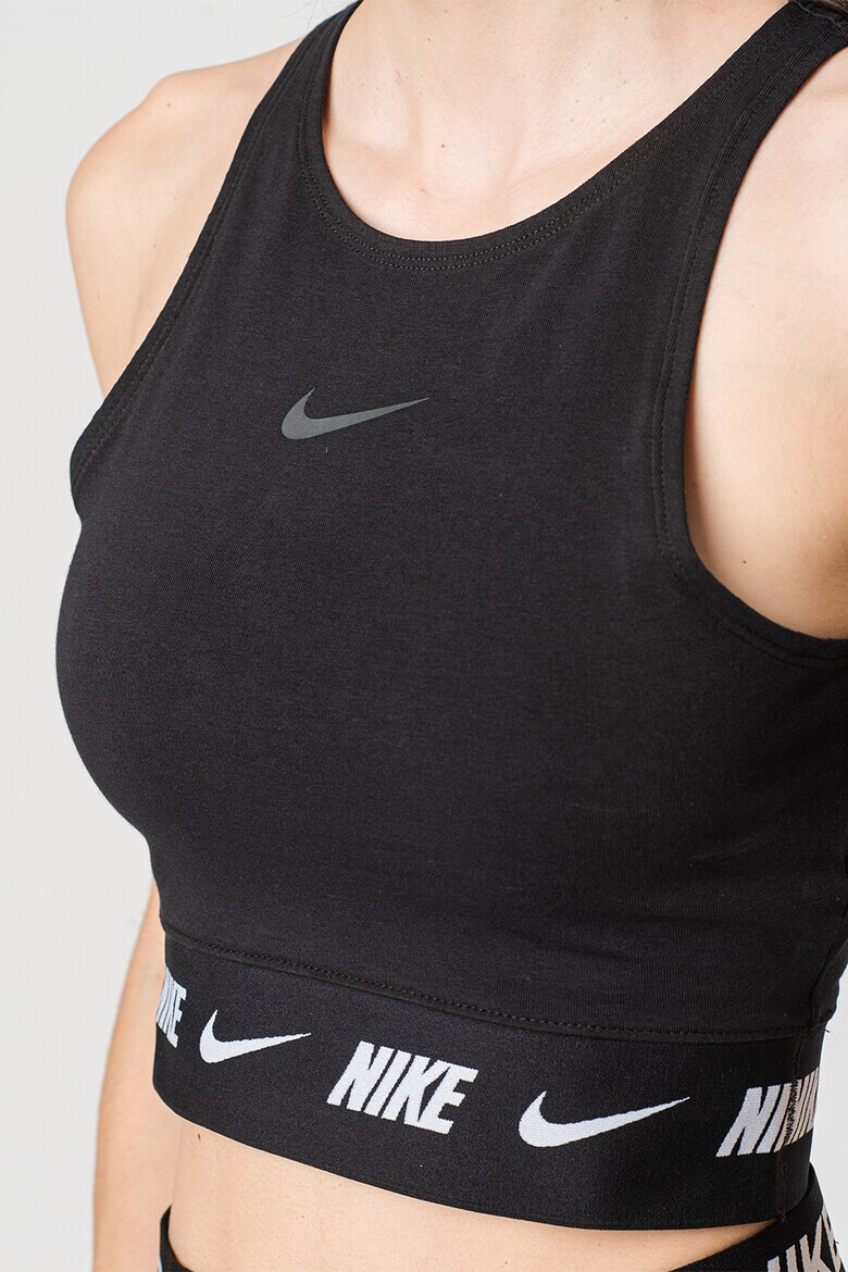 Nike Top crop cu logo Sportswear - Pled.ro