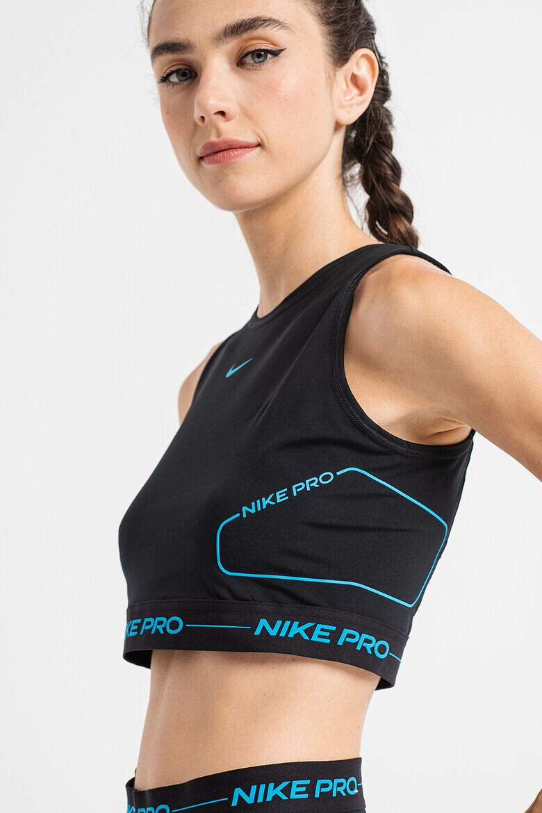 Nike Top crop cu tehnologie Dri-Fit pentru antrenament Pro - Pled.ro