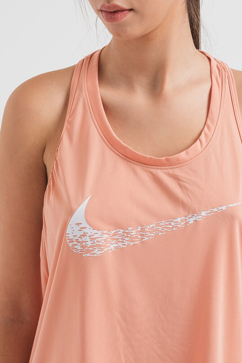 Nike Top cu decupaj racerback pentru alergare Swoosh - Pled.ro