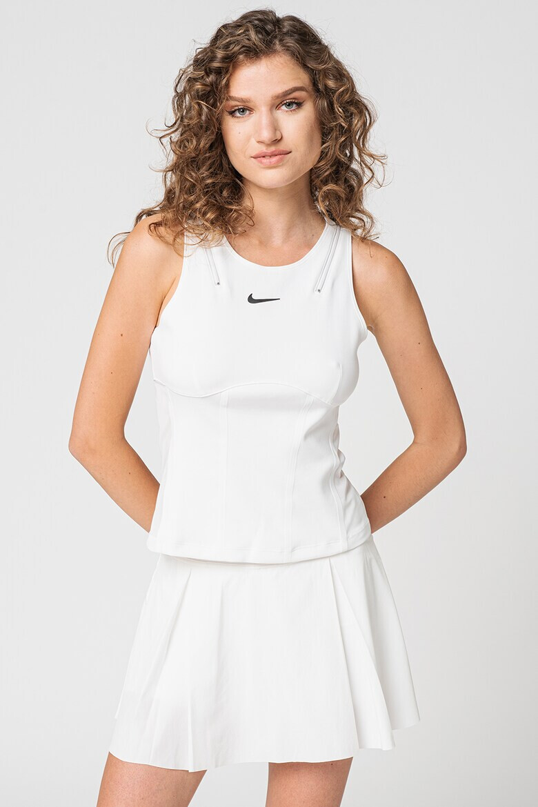 Nike Top cu garnituri de plasa si tehnologie Dri-Fit pentru tenis Slam - Pled.ro