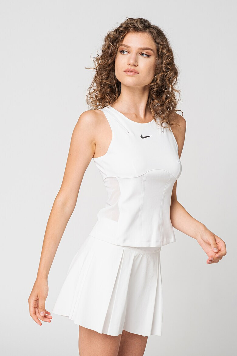 Nike Top cu garnituri de plasa si tehnologie Dri-Fit pentru tenis Slam - Pled.ro