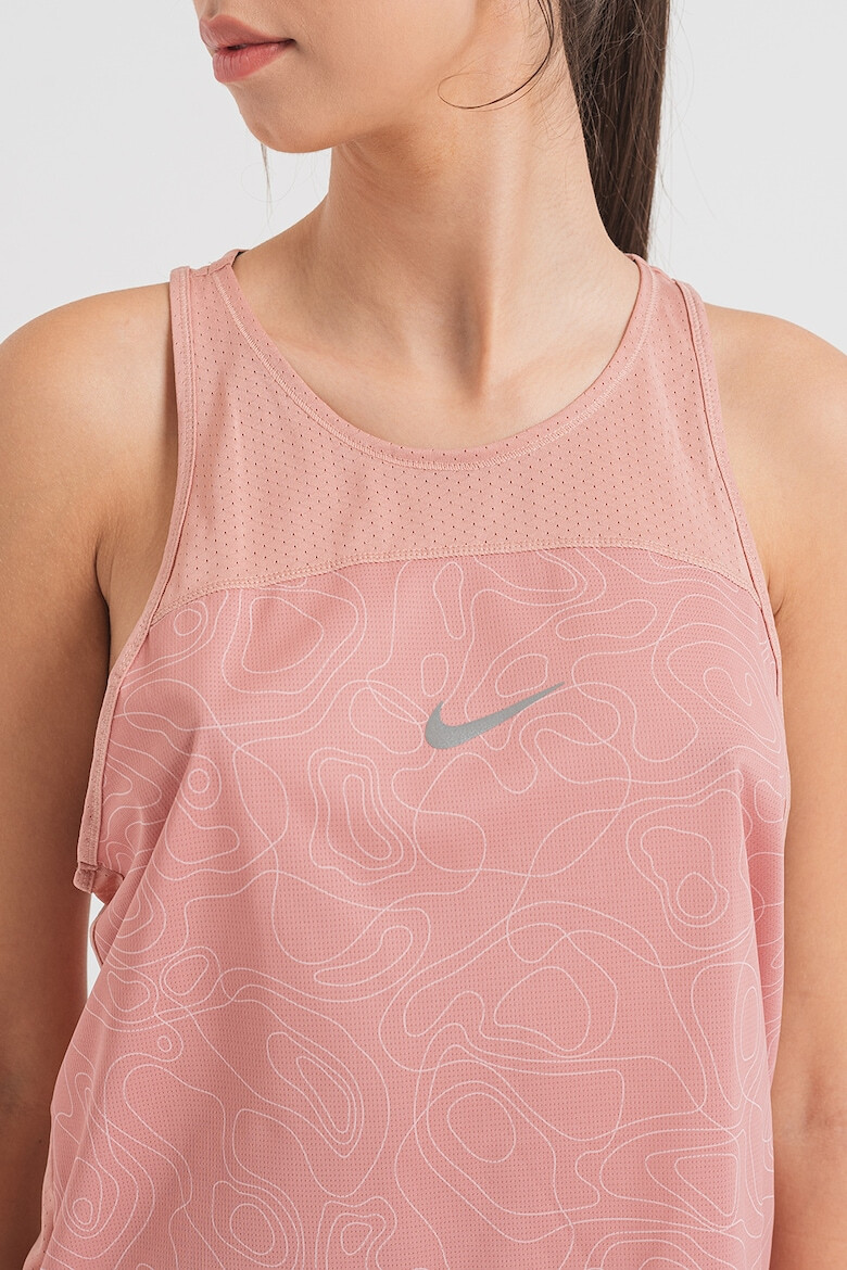 Nike Top cu imprimeu pentru alergare Miler - Pled.ro