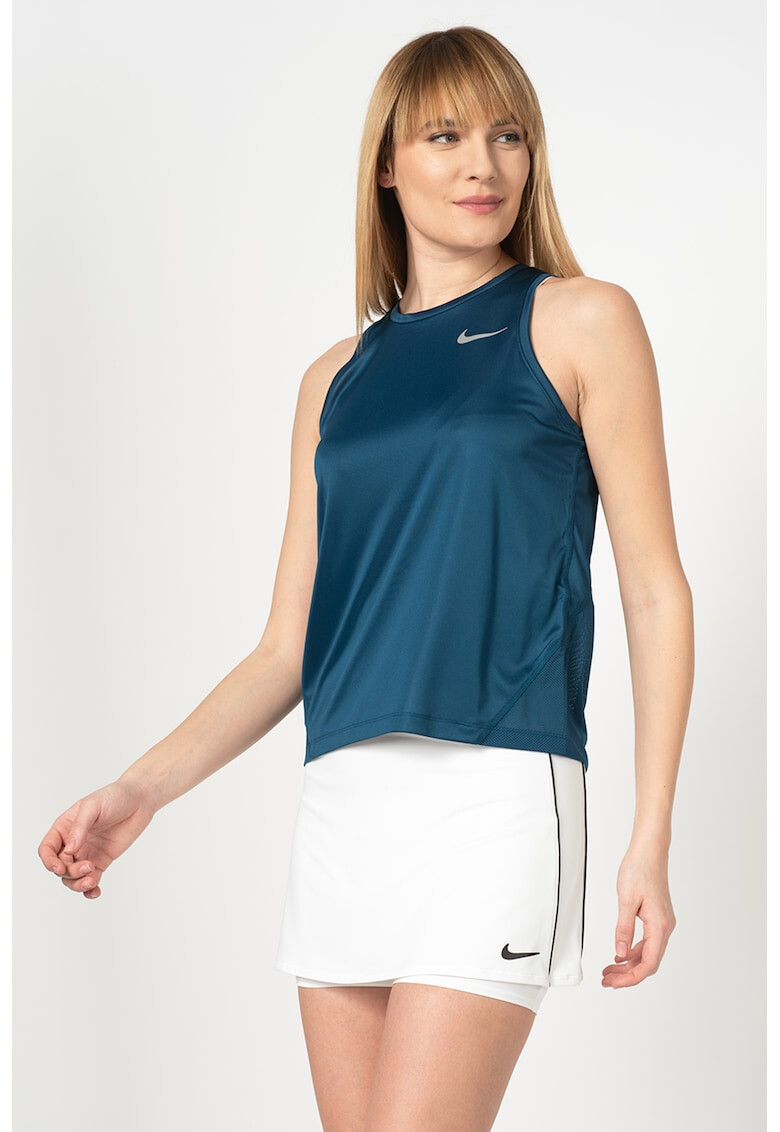 Nike Top cu logo reflectorizant realizat cu Dri-Fit pentru alergare - Pled.ro