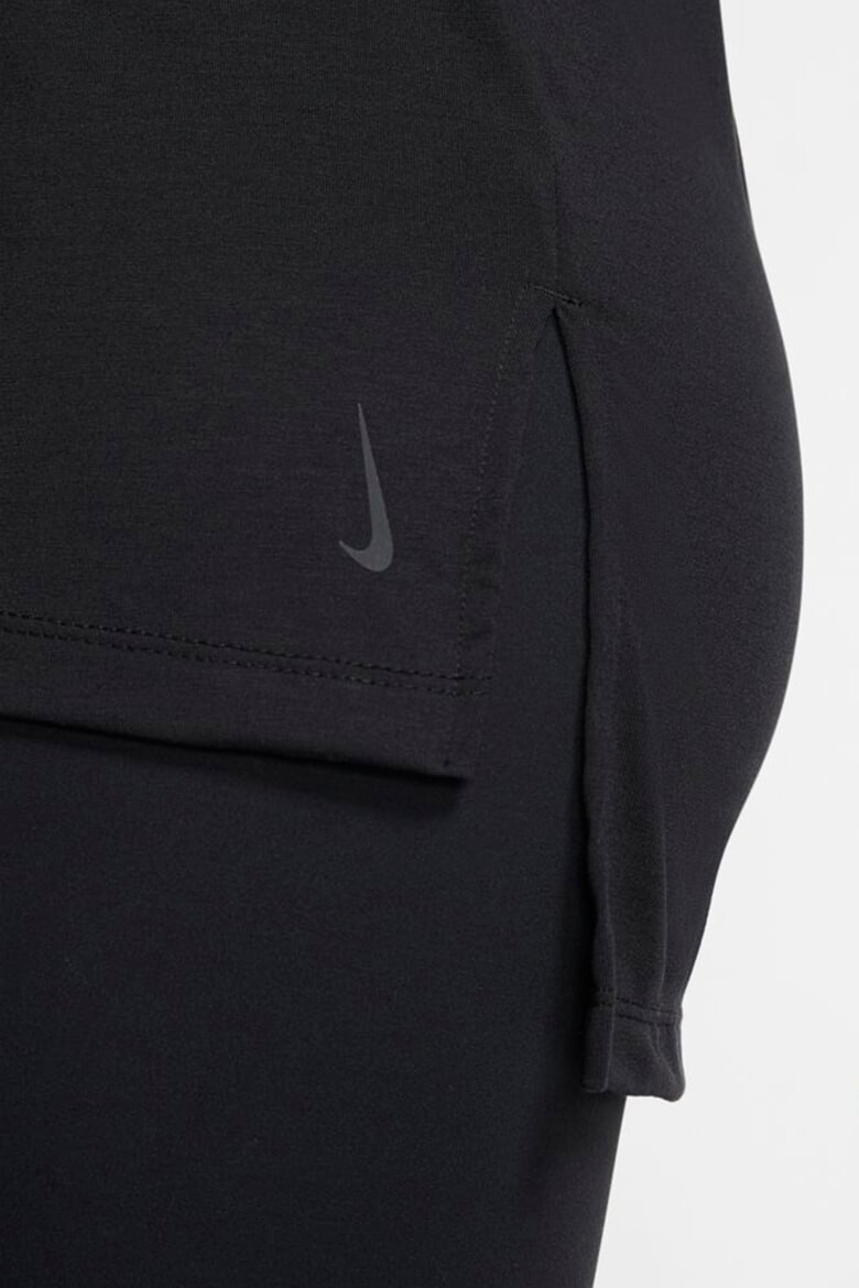 Nike Top cu tehnologie Dri-Fit si spate decupat pentru yoga Layer - Pled.ro