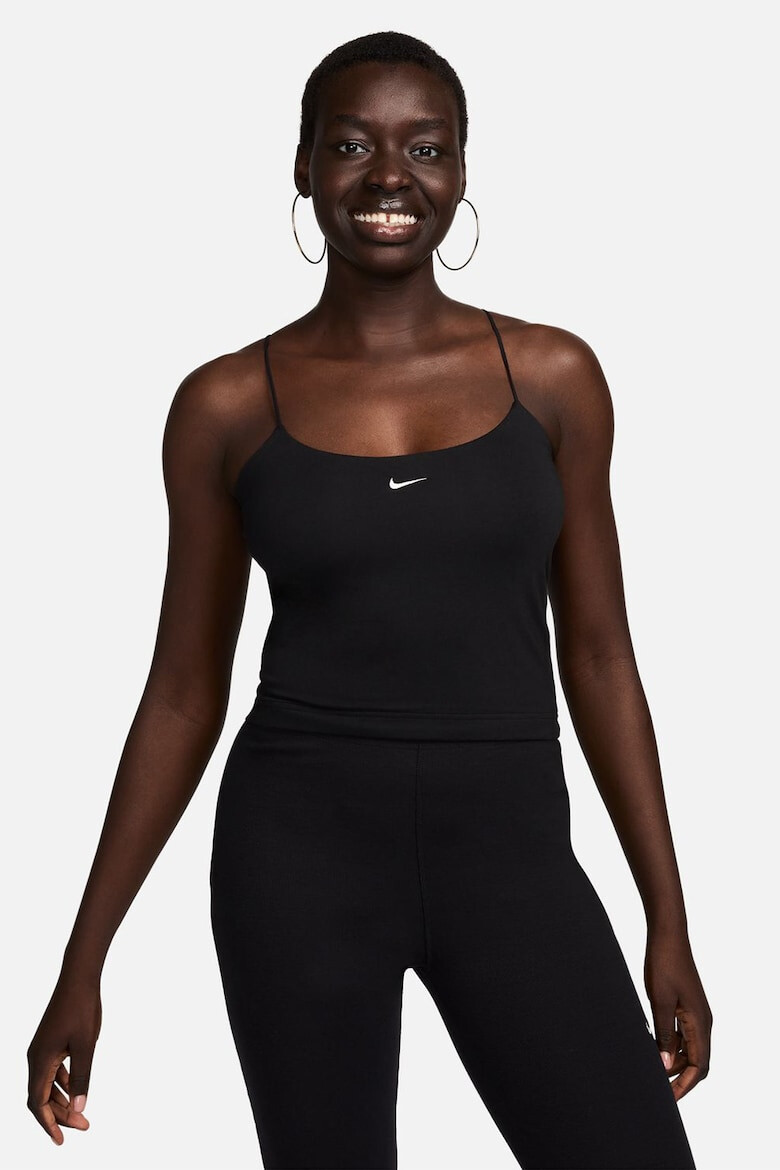 Nike Top de bumbac cu decolteu rotund - Pled.ro