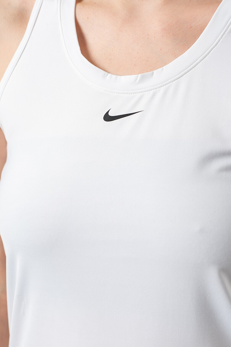 Nike Top slim fit cu detaliu logo si tehnologie Dri-Fit pentru fitness One - Pled.ro