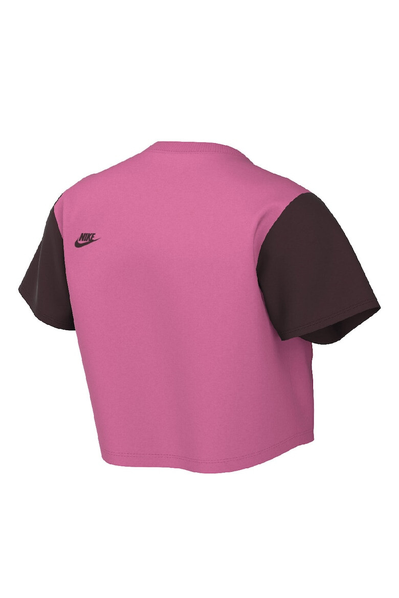 Nike Tricou crop cu imprimeu logo Essential - Pled.ro