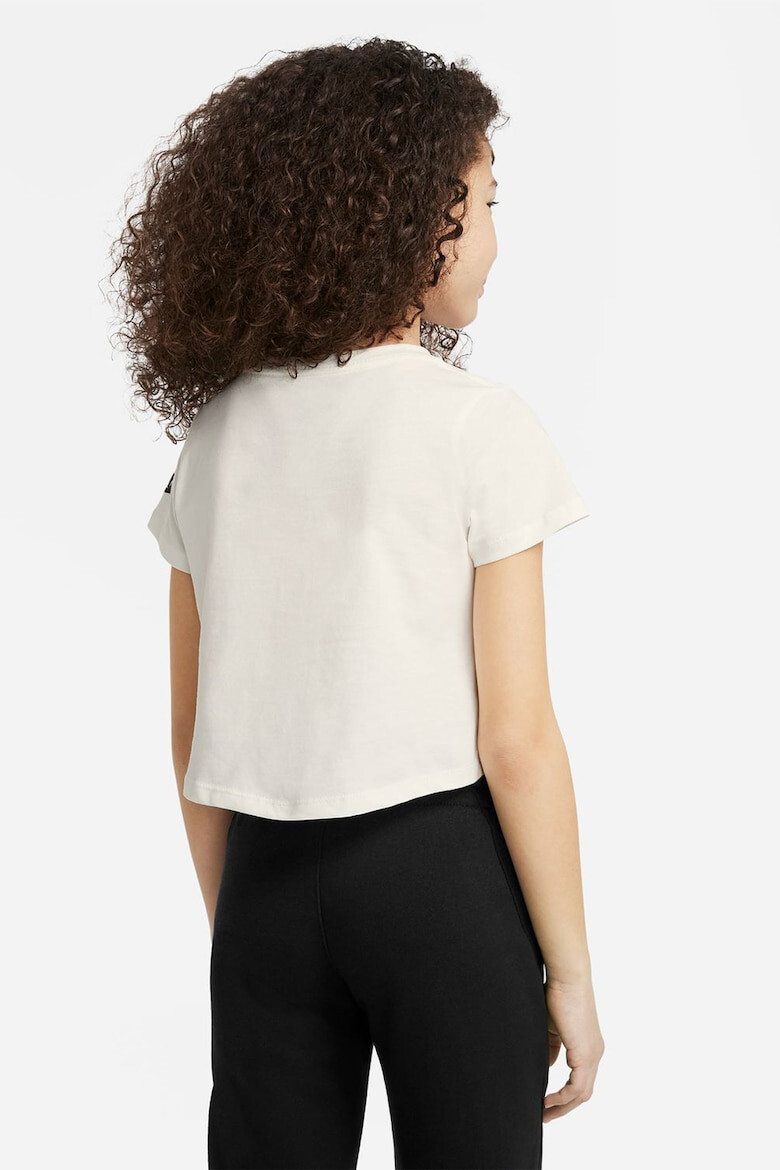 Nike Tricou crop cu imprimeu Swoosh - Pled.ro