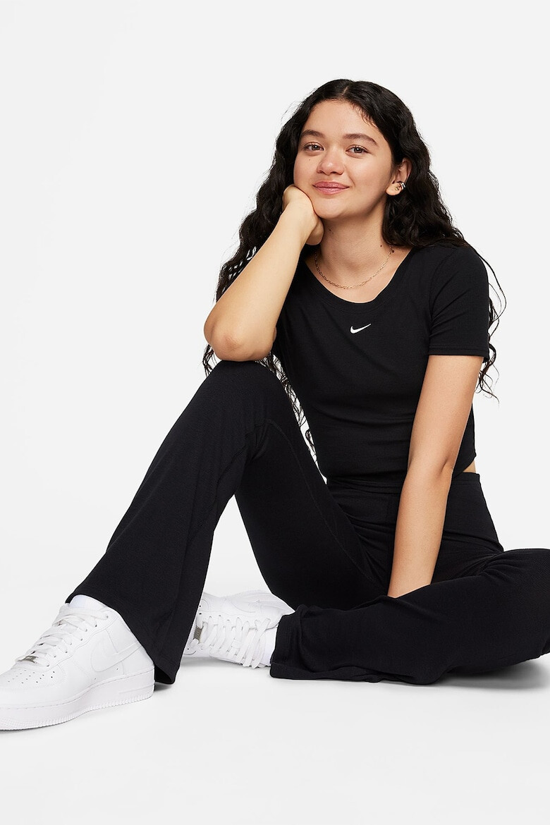 Nike Tricou crop cu logo - Pled.ro