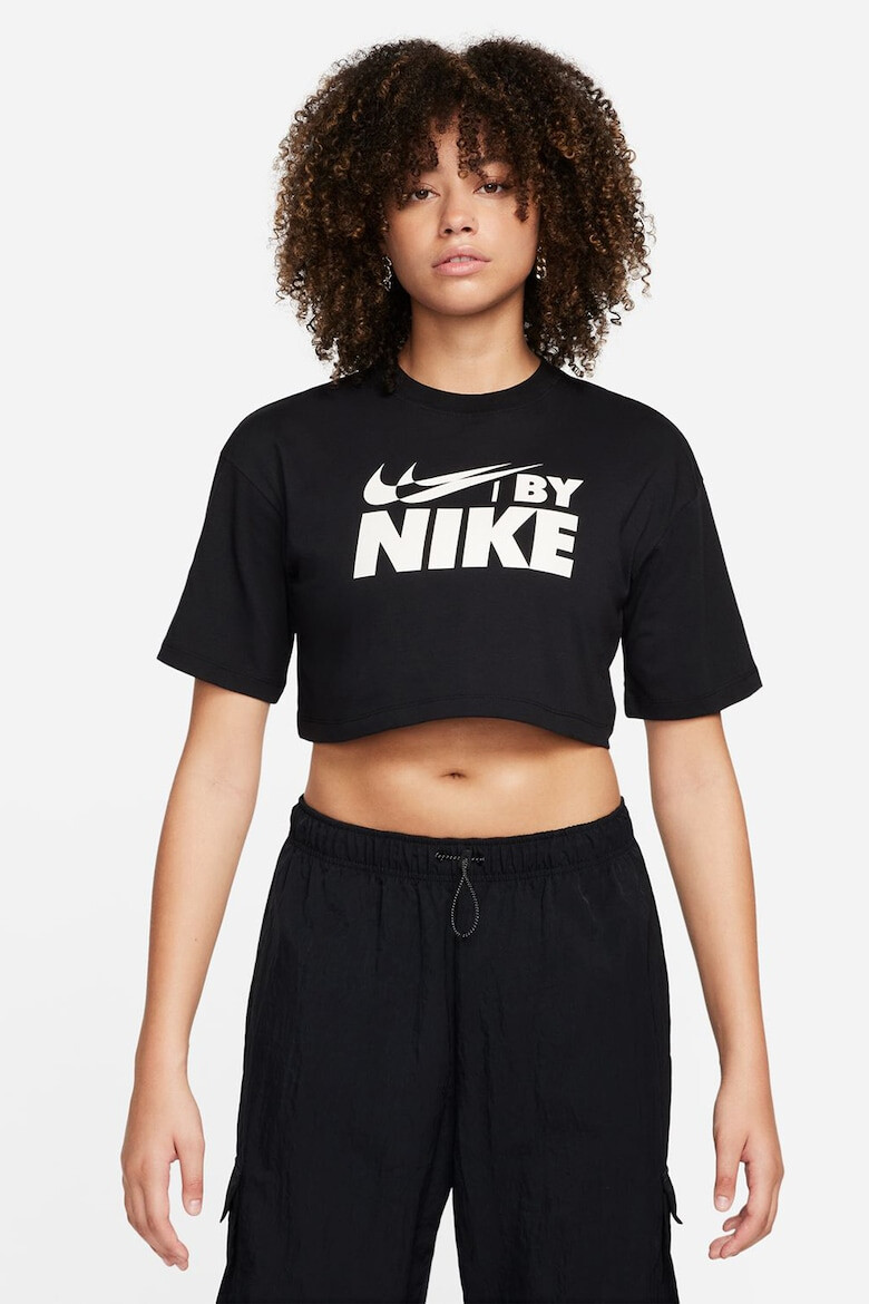 Nike Tricou crop de bumbac - Pled.ro