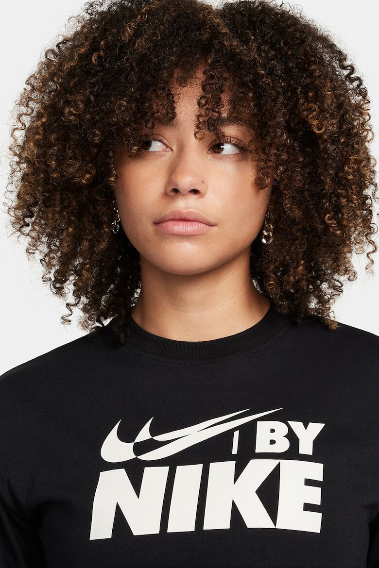 Nike Tricou crop de bumbac - Pled.ro