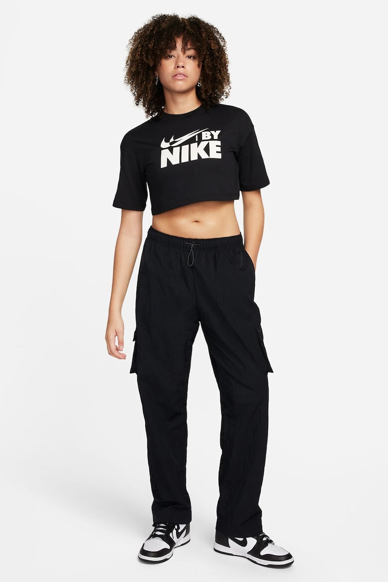 Nike Tricou crop de bumbac - Pled.ro