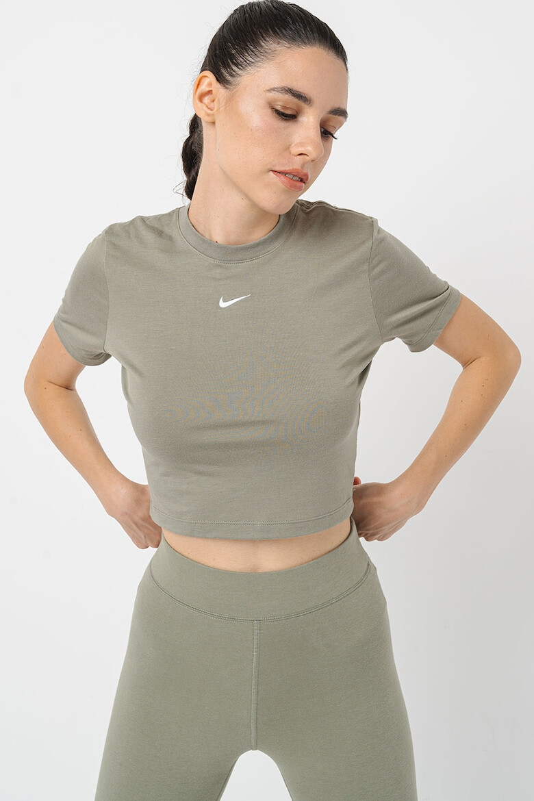 Nike Tricou crop din amestec de modal - Pled.ro