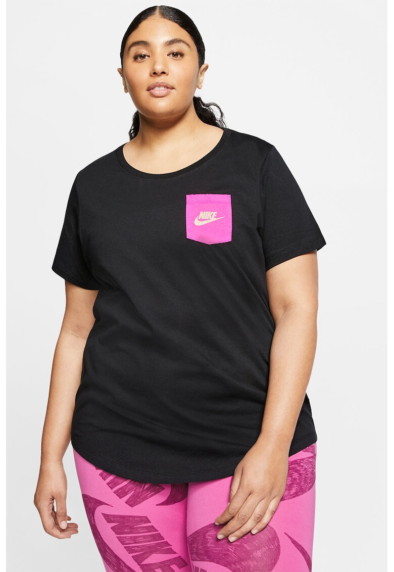 Nike Tricou cu buzunar pe piept Plus Size Icon Clash - Pled.ro