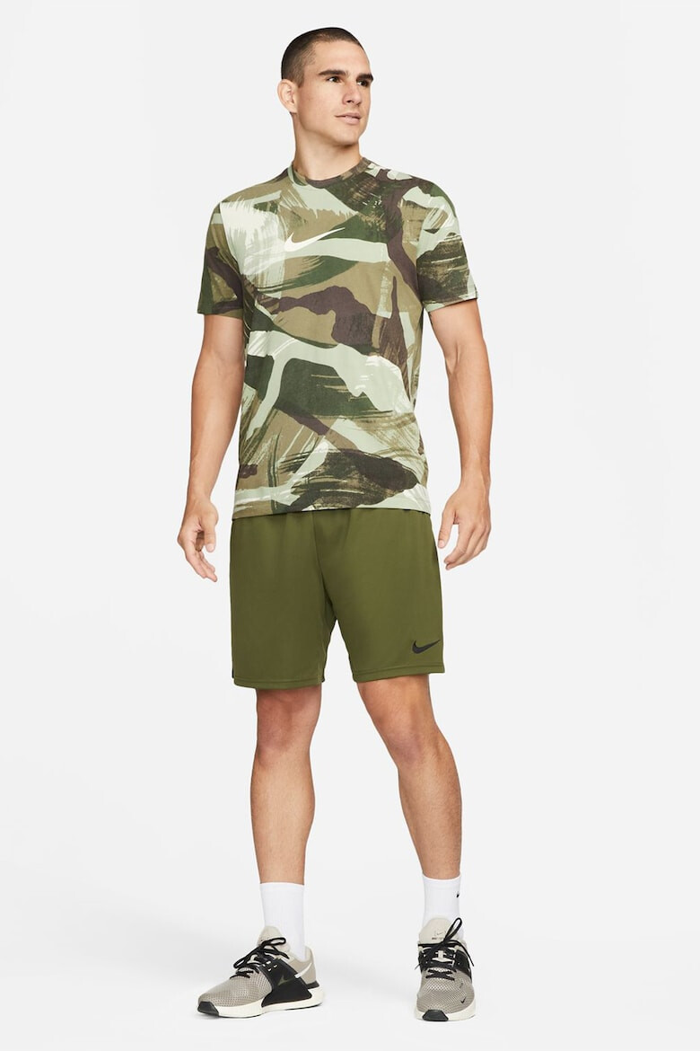 Nike Tricou cu decolteu la baza gatului pentru fitness Tee Camo - Pled.ro