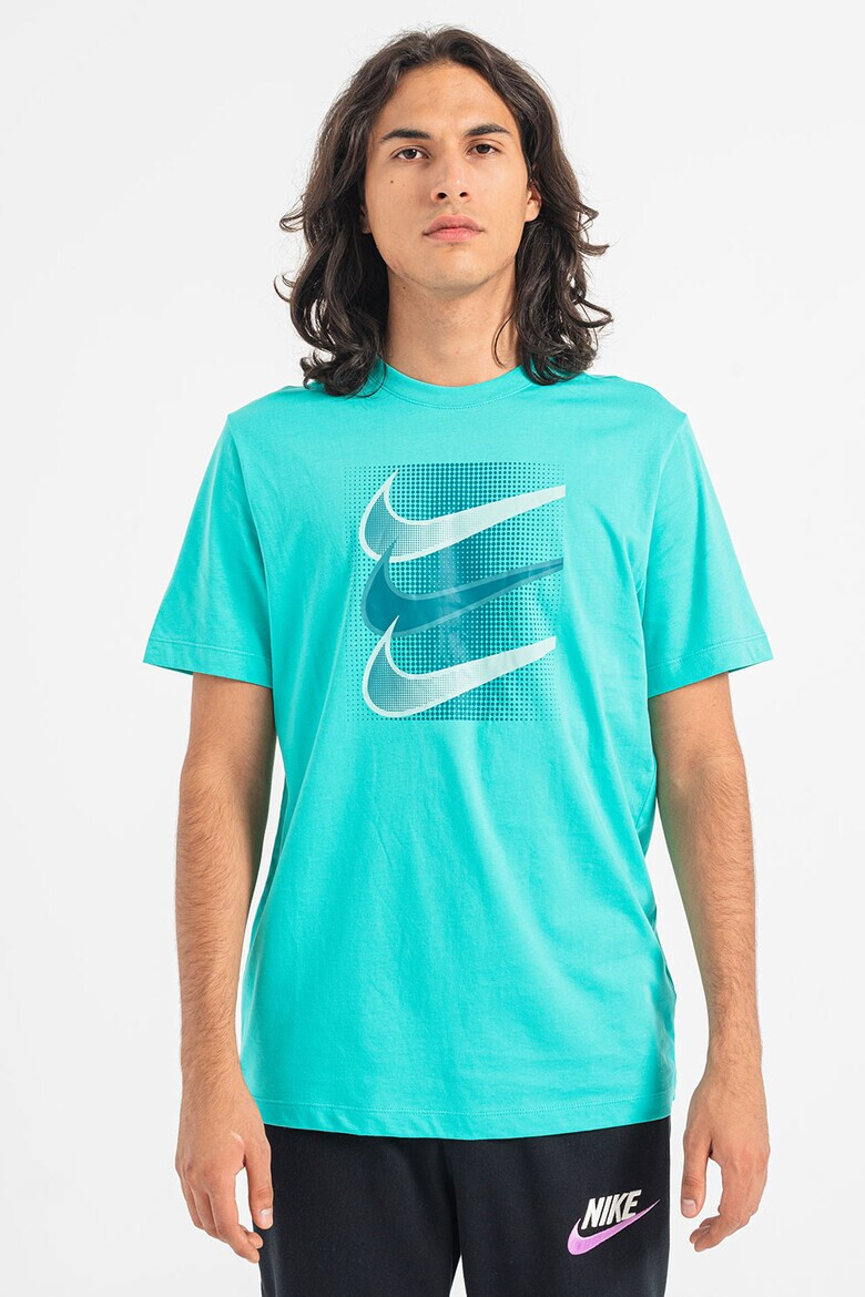 Nike Tricou cu decolteu la baza gatului si imprimeu logo - Pled.ro