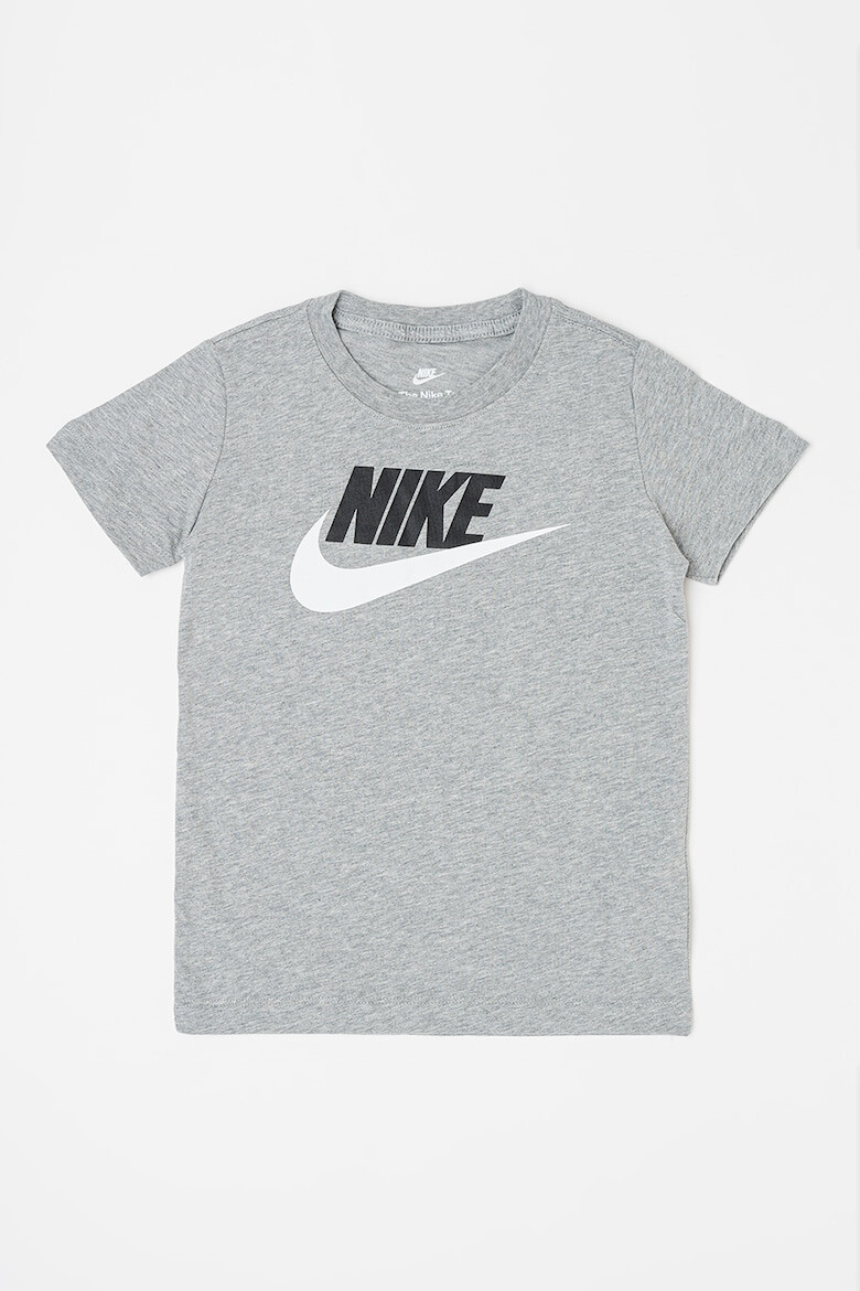 Nike Tricou cu decolteu la baza gatului si imprimeu logo - Pled.ro