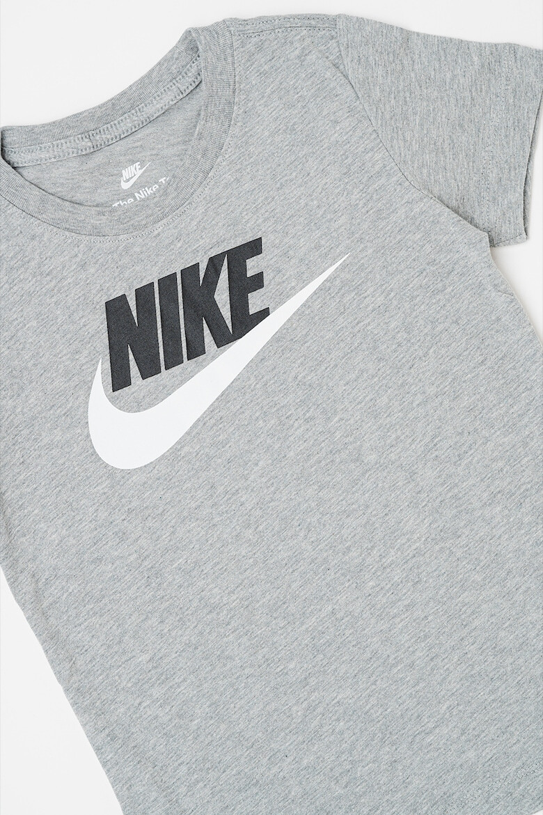 Nike Tricou cu decolteu la baza gatului si imprimeu logo - Pled.ro