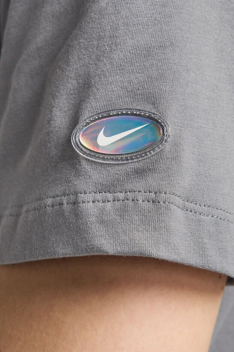 Nike Tricou cu decolteu la baza gatului si logo - Pled.ro