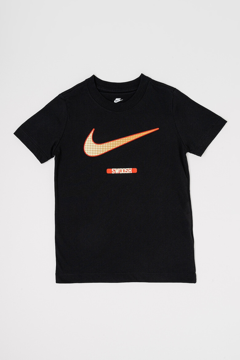 Nike Tricou cu decolteu la baza gatului si logo - Pled.ro