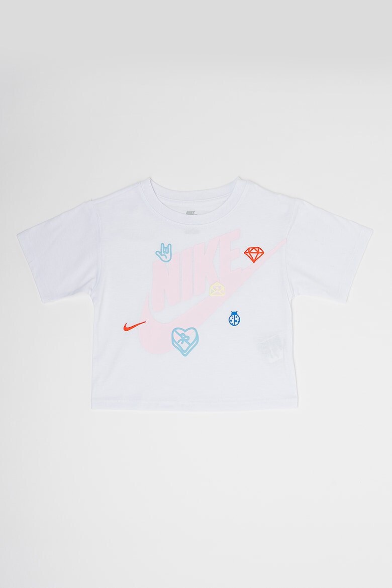 Nike Tricou cu decolteu la baza gatului si logo - Pled.ro