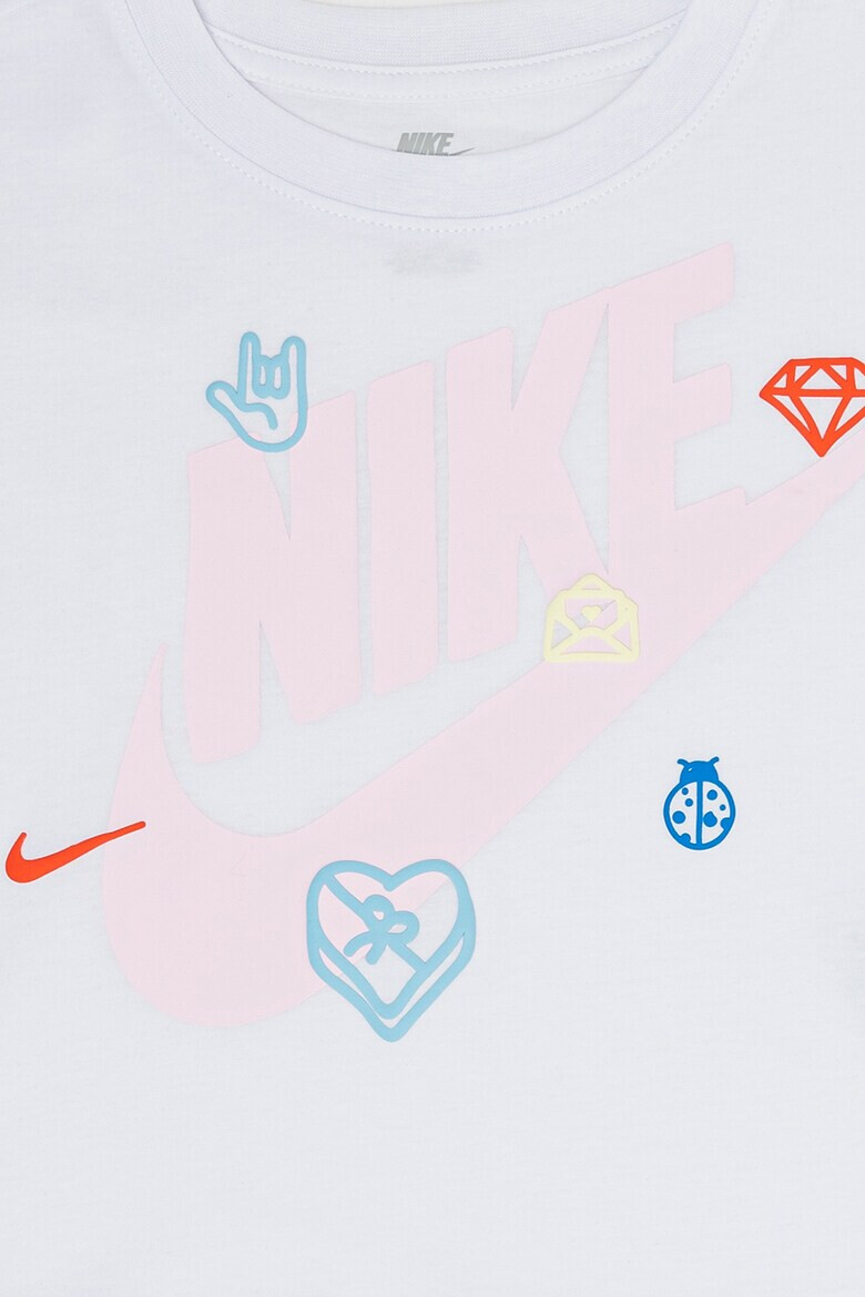 Nike Tricou cu decolteu la baza gatului si logo - Pled.ro