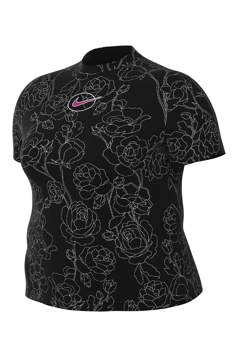 Nike Tricou cu decolteu la baza gatului si model - Pled.ro